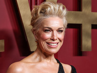Hannah Waddingham arrives at Apple TV+'s 75th Annual Primetime Emmy Awards Party held at Mother Wolf on January 15, 2024 in Hollywood, Los A...