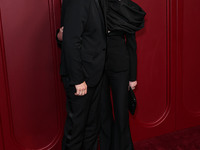 Bill Lawrence and Christa Miller arrive at Apple TV+'s 75th Annual Primetime Emmy Awards Party held at Mother Wolf on January 15, 2024 in Ho...