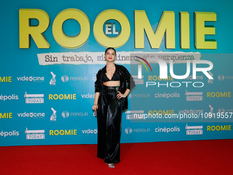 Vico Escorcia is attending the red carpet of the ''Roomie'' film premiere at Cinepolis Perisur in Mexico City, Mexico, on January 16, 2024....