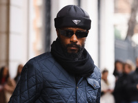 Lakeith Stanfield is attending the Milan Fashion Week Menswear Fall/Winter 2024/2025 in Milan, Italy, on January 14, 2024. (