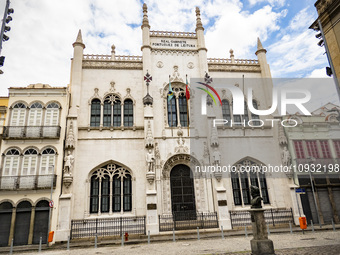 The facade of the Real Gabinete Portugues de Leitura (Royal Reading Cabinet) is being shown in Rio de Janeiro, Brazil, on January 21, 2024....