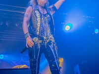 Doro Pesch during a concert at Halle 101 on May 13, 2014 in Speyer, Germany. (