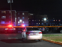 A three-year-old boy is being killed and a mother is being injured in a shooting in Langley Park, Maryland, United States, on February 8, 20...
