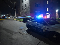 A three-year-old boy is being killed and a mother is being injured in a shooting in Langley Park, Maryland, United States, on February 8, 20...