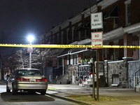 Two people are wounded in a shooting in Baltimore, Maryland, United States, on February 8, 2024. At approximately 9:41 p.m. on Thursday even...