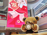 Chinese fashion brand BUER BEAR is holding its world premiere at Phoenix Nest Mall in Shanghai, China, on February 16, 2024. (