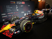 The world championship-winning RB18 Formula 1 racing car is being exhibited at the Canadian International Auto Show in Toronto, Canada, on F...