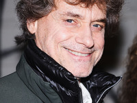 Alberto Angela is being seen in Milan, Italy, on February 18, 2024. (