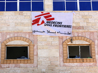 A building belonging to the medical charity Doctors Without Borders (MSF) is reportedly being targeted by Israeli tank fire in the al-Mawasi...