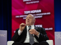 Tom Homan during the Conservative Political Action Conference (CPAC) in National Harbor, Maryland, US, on Thursday, Feb. 22, 2024. The Conse...