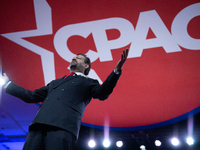 Sebastian Gorka during the annual Conservative Political Action Conference (CPAC) in National Harbor, Maryland, on February 22, 2024. (