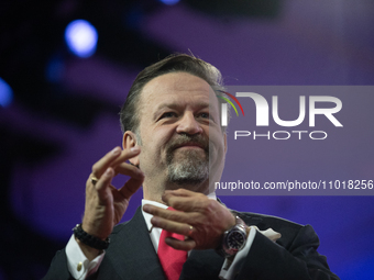 Sebastian Gorka during the annual Conservative Political Action Conference (CPAC) in National Harbor, Maryland, on February 22, 2024. (