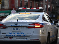 Police are currently at the scene in Brooklyn, New York, United States, on February 29, 2024, where a subway conductor is being slashed. The...
