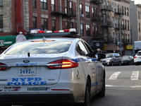 Police are currently at the scene in Brooklyn, New York, United States, on February 29, 2024, where a subway conductor is being slashed. The...