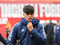 Rodrigo Ribeiro of Nottingham Forest is playing during the Premier League match between Nottingham Forest and Liverpool at the City Ground i...