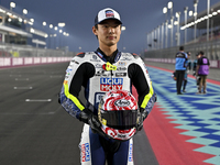 Japan Moto3 rider Tatsuki Suzuki from RLiqui Moly Husqvarna Intact GP is posing for a photo ahead of the Qatar Airways Motorcycle Grand Prix...