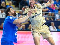 Mirsad Terzic and David Fernandez Alonso are playing in the EHF Champions League Men 2023/2024 match between Orlen Wisla Plock and FC Porto...