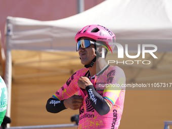 Richard Carapaz from Colombia is riding for EF Education - EasyPost before the start of Stage 5 of the 59th Tirreno-Adriatico 2024, a 144 km...