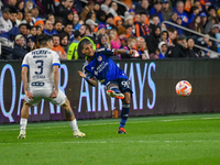 Deandre Yedlin, a defender for FC Cincinnati, is seen playing in the 2024 Concacaf Champions Cup Round of 16 match against CF Monterrey at T...