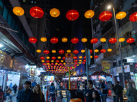 The Temple Street Night Market is currently undergoing a revamp in hopes of attracting more tourists to the city, in Hong Kong, S.A.R., on M...