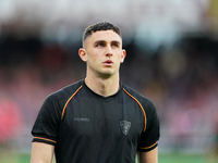 Roberto Piccoli of US Lecce is playing during the Serie A TIM match between US Salernitana and US Lecce in Salerno, Italy, on March 16, 2024...