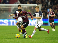 Domagoj Bradaric of US Salernitana 1919 is playing during the Serie A TIM match between US Salernitana and US Lecce in Salerno, Italy, on Ma...