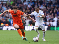 Crysencio Summerville of Leeds United is playing during the Sky Bet Championship match between Leeds United and Millwall at Elland Road in L...