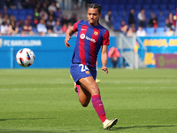Esmee Brugts is playing in the match between FC Barcelona and UDG Tenerife for week 21 of the Liga F at the Johan Cruyff Stadium in Barcelon...