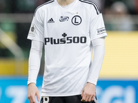 Mark Gual is playing during the Legia Warsaw vs Piast Gliwice PKO Ekstraklasa match in Warsaw, Poland, on March 17, 2024. (