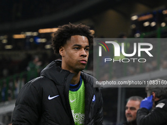 Tajon Buchanan of FC Inter is playing during the Italian Serie A football match between Inter FC Internazionale and SSC Napoli at the Giusep...