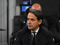 Head Coach Simone Inzaghi of FC Inter is pictured during the Italian Serie A football match between Inter FC Internazionale and SSC Napoli a...