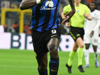 Marcus Thuram is playing for FC Inter during the Italian Serie A football match between Inter FC Internazionale and SSC Napoli at Giuseppe M...