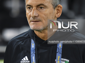 Kuwait's Head Coach Rui Bento is looking on before the Qualification Round for the FIFA World Cup 2026 and AFC Asian Cup 2027 Group A match...