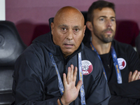 Qatar's Head Coach Marquez Lopez is looking on before the Qualification Round for the FIFA World Cup 2026 and AFC Asian Cup 2027 Group A mat...
