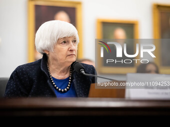 Treasury Secretary Janet Yellen testifies before the House Committee on Appropriations as it considers the Biden Administration’s fiscal yea...