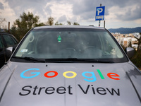 Google Street View car is seen in Athens, Greece on March 16th, 2024.  (