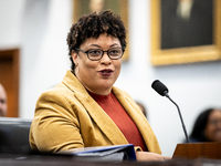 Director of the Office of Management and Budget Shalanda Young testifies before the House Committee on Appropriations as it considers the Bi...