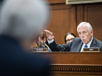 Former House Majority Leader Steny Hoyer (D-MD) questions Treasury Secretary Janet Yellen, who is testifying before the House Committee on A...