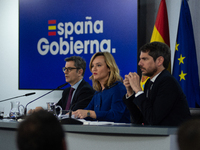 The Minister for the Presidency, Parliamentary Relations and Democratic Memory, Felix Bolanos Garcia, the Minister for Education, Vocational...