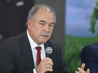 The President of the National Development Bank of Brazil (BNDES), Aloizio Mercadante, is participating with the President of Brazil, Luiz In...