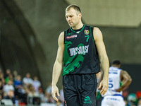 A basketball match in the Main Polish League - Orlen Basket Liga is taking place between WKS Slask Wroclaw and Anwil Wloclawek in Wroclaw, P...