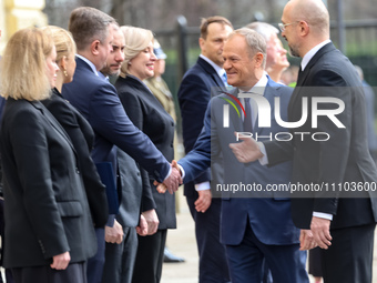 Prime Minister of Poland, Donald Tusk meets Ukrainian delegation with Prime Minister of Ukraine, Denys Shmyhal as Ukrainian delegation visit...