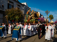 The procession of the Eight Saints is taking place in Ruvo di Puglia, Italy, on Holy Thursday, March 28, 2024. This event is one of the most...