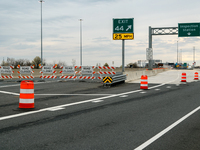 Interstate 695 in Baltimore, Maryland remains closed on March 28, 2024 after the Francis Scott Key Bridge was hit by a cargo ship which lost...