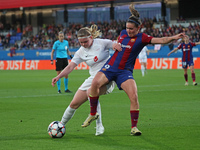 Signe Gaupset and Mariona Caldentey are playing in the match between FC Barcelona and SK Brann, corresponding to the second leg of the Quart...