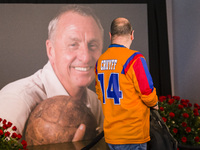 FC Barcelona and Johan Cruyff follower during the memorial of Johan Cruyff in Camp Nou Stadium, the 26 of march of 2016.  (
