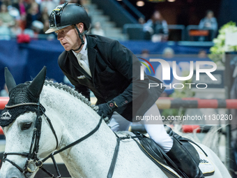 Germa horse jumper Marcus Ehning, four times winner of the FEI World Cup, placed fifth in the second leg of the three part World Cup finals...