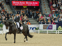 German rider Jessica von Bredow-Werndl placed third at the 2016 Reem Acra FEI World Cup Dressage finals at the Gothenburg Horse Show. Gothen...
