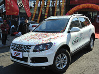 Battery Electric Vehicles of YeMa  conducting road tests in Harbin city of China 11 April 2016.electric car unique inertial energy and the b...