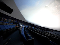 The New Digital Planetarium of Eugenidis Foundation in Athens. The New Digital Planetarium is amphitheatrical, with a dome screen 25 metres...